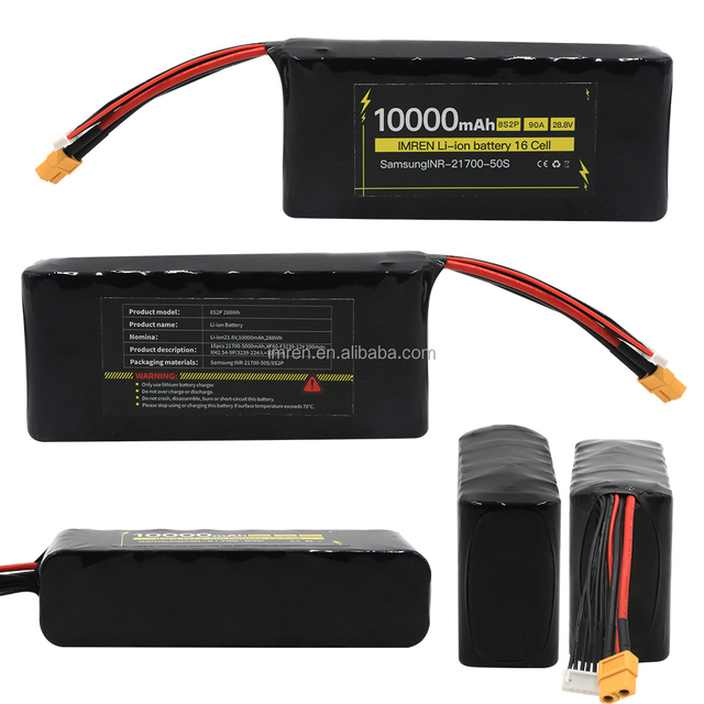 Customize Battery Pack 21.6V 28.8V 10Ah 15Ah Lithium Ion Batteries 21700-50S for Power Tools Security Medical Equipment Drones