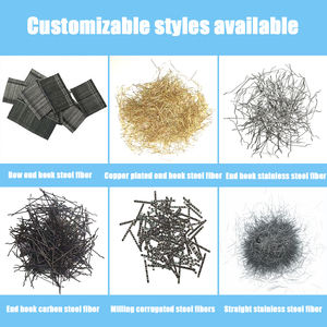 Новое прочное антикоррозийное высокопрочное гофрированное стальное волокно Jiudi для бетона, 32-38 мм, для строительства - Product Image 6