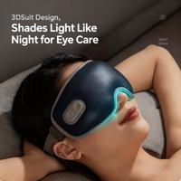 Meistverkauftes Intelligentes Augenmassagegerät mit Wärmekompression, Vibration und Luftdruck, 7 Modi Elektrischer Augenmassager