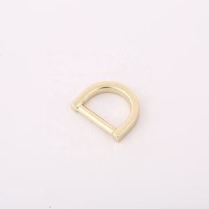 Custom Luxe Milieuvriendelijke Zinklegering RVS <span class=keywords><strong>D</strong></span> <span class=keywords><strong>Ring</strong></span> Half Ronde Lijn Voor Lederen Handwerk En Tasel Accessoires - Product Image 5