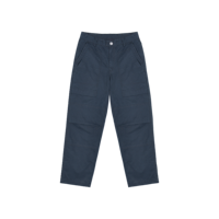 Pantalon de travail pour homme coupe droite, en toile de coton, avec double empiècement aux genoux, style peintre, taille boutonnée, streetwear, logo personnalisé