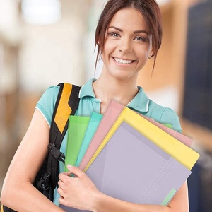 Wholesale Custom <strong>PP</strong> Plastic File <strong>Folder</strong> with Expandable <strong>Pockets</strong> Legal Size Custom Logo &amp; Printing - Product Image 6