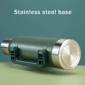 Ensemble <span class=keywords><strong>de</strong></span> bouteilles isothermes sous vide en acier inoxydable <span class=keywords><strong>2L</strong></span>, <span class=keywords><strong>gourde</strong></span> d'eau portable pour l'extérieur avec bocaux <span class=keywords><strong>de</strong></span> rangement, tasse à yerba maté et paille - Product Image 5