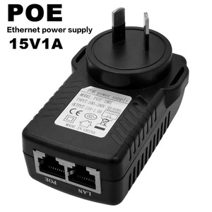Nhà Máy Bán buôn 24v1a AU tường cắm PoE Injector Adapter mạng không dây cầu Camera giám sát PoE cung cấp điện Adapter - Product Image 3