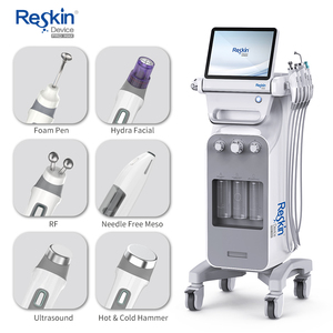 Máquina de Cuidado Facial para Limpieza Profunda y Eliminación de Puntos Negros, Máquina Facial de Oxígeno Hydra para Salón de Belleza, Abre Poros en Profundidad - Product Image 1