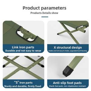 Cama de Camping Plegable Ultraligera - Cama Portátil Impermeable para Adultos, para Excursionismo y Senderismo - Product Image 3
