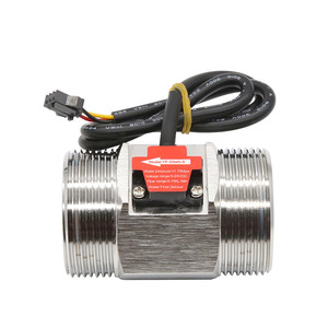 Sensor de Flujo de Agua de Alta Precisión 5-150L/min DN40-S de Acero Inoxidable NPN, Medidor de Flujo de Agua por Turbina 3.5-24V con Sensor Hall de 1.5 Pulgadas - Product Image 2