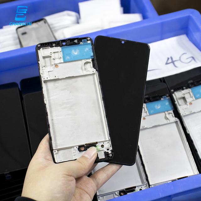 Mobile Phone Lcds OLED Original for Samsung Galaxy A325 A32 4g A325F LCD Touch Screen Assembly with Frame with 1 Year Warranty