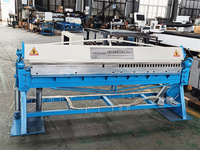 Machine de pliage pneumatique automatique 3200 mm pour tôles, idéale pour la fabrication de conduits