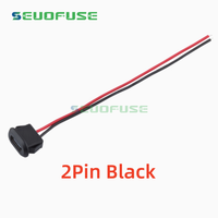 Connecteur étanche USB-C à 2 broches, type C, compression directe, prise femelle à 2 broches, interface de charge avec terminal PH2.0