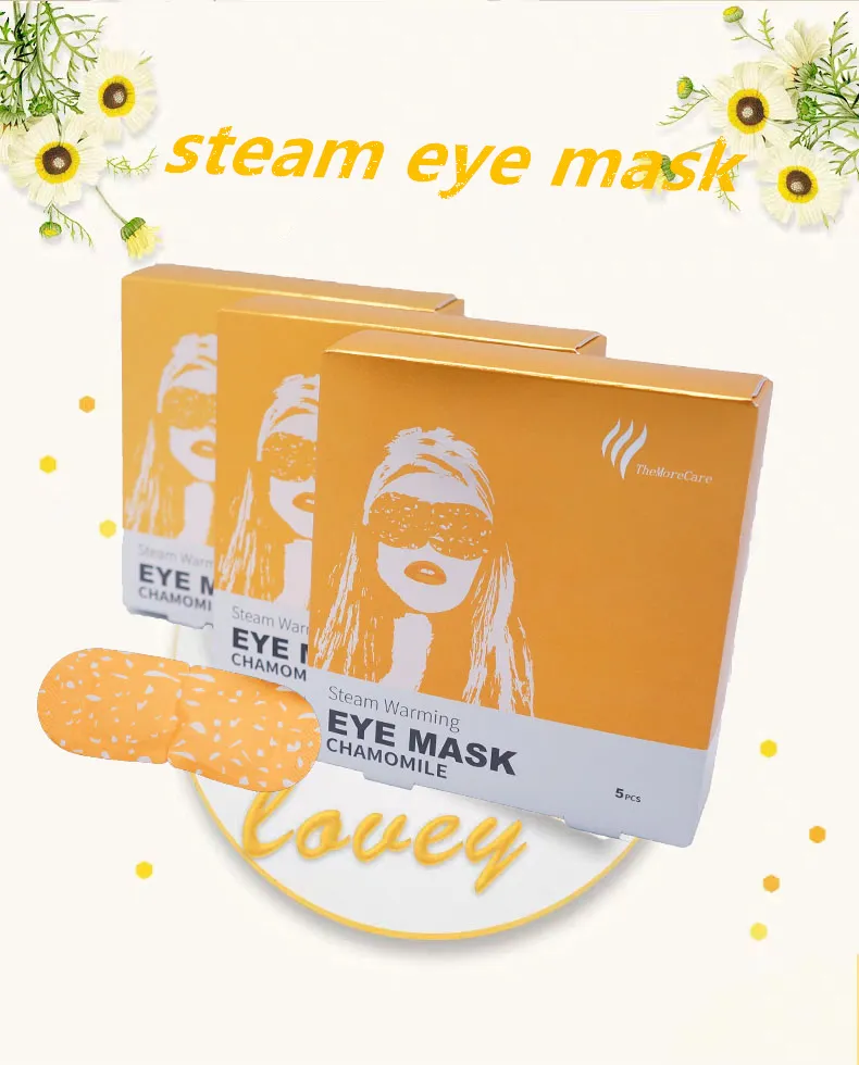 Fuqin material selecionado tendência cuidados de saúde, mantem os olhos belos de algodão descartável dormir quente máscara de vapor olho patches