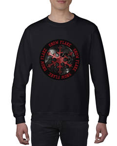 <span class=keywords><strong>Felpa</strong></span> <span class=keywords><strong>bianca</strong></span> con logo ricamato Oversize a maniche lunghe girocollo con finiture elasticizzate a costine - Product Image 3