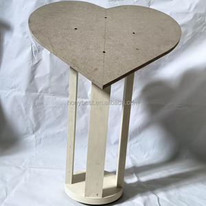 Supporto Espositivo a Forma di Cuore in <span class=keywords><strong>Legno</strong></span> Compensato, Porta Fiori in <span class=keywords><strong>Legno</strong></span> per Composizioni Floreali Fresche, Decorazione, Porta Bouquet da Matrimonio, Interni - Product Image 5