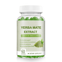 VitaSpring OEM Extrait de feuille de Yerba Maté Énergie Minceur Soutien Herbal Immunité Peau Complément Naturel Gommes de Yerba Maté