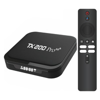 TX200 PRO Android 4K Smart TV Box Reproductor Multimedia de Cuatro Núcleos Dispositivo WiFi Inalámbrico Venta al por Mayor de Fábrica