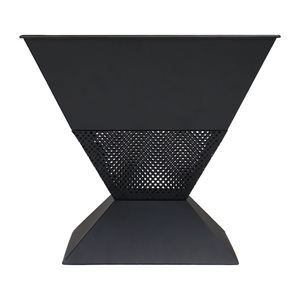 Quadrato contemporaneo esterno in metallo <span class=keywords><strong>camino</strong></span> a forma di tazza di design più barbecue con <span class=keywords><strong>legna</strong></span> o carbone di <span class=keywords><strong>legna</strong></span> in giardino - Product Image 3