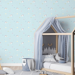 <strong>Cute</strong> Cartoon Design PVC Home <strong>Wallpaper</strong> for Girls Room - Product Image 3