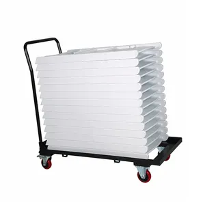 Best Selling High Quality Warehouse Storage Stacking Beach Hotel Event Wedding Banquet Folding Chair Truck/Dolly/Trolley