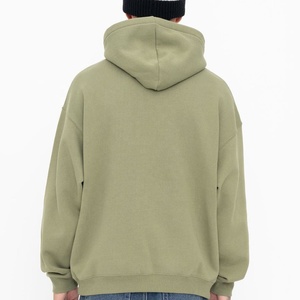 เสื้อฮู้ดดี้ผ้าฝ้ายฟลีซแบบสวมหัว  ไม่มีลาย  ใส่โลโก้ได้  ทรงโอเวอร์ไซส์  สไตล์สตรีทแวร์  ลำลอง  นุ่ม อุ่น  ใส่ได้ในฤดูหนาว  เสื้อฮู้ดดี้ผู้ชาย - Product Image 2