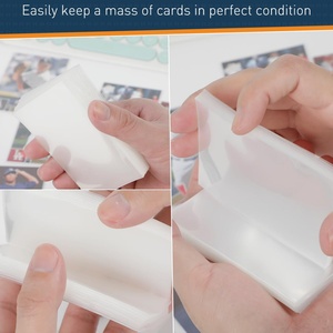 Wholesale High Quality Custom Logo Clear Trading Card Sleeves for Premium Card - Product Image 5