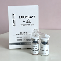 Kit de réparation et régénération cellulaire coréen Exo Cell : Booster liquide revitalisant EGF avec sérum complexe de renouvellement cellulaire