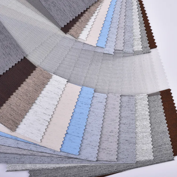 2024 desain baru kain tirai Zebra poliester Roller kerai jendela Horizontal untuk rumah