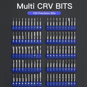 Профессиональный набор аккумуляторных мини-отверток UFTOOLS 120 в 1 с литиевой батареей, сталь S2, многофункциональный, OEM, в кейсе - Product Image 5