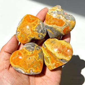 Piedra de Jaspe Natural en Forma de Corazón, Piedra Pulida de Cristal para Colección, Decoración del Hogar, Regalo de Pascua, Venta al Por Mayor - Product Image 1