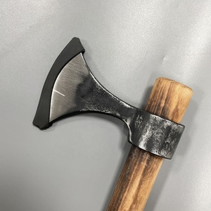 Hache de camping multifonctionnelle HC1R, design varié, manche en bois carbonisé, <span class=keywords><strong>hachette</strong></span> tactique, acier à haute teneur en carbone, <span class=keywords><strong>hachette</strong></span> de survie compacte - Product Image 4