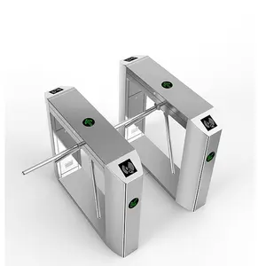 Sistema de control de Acceso de trípode, sistema de escáner de huellas dactilares, torniquete de trípode automático para puerta de trípode, hecho en China