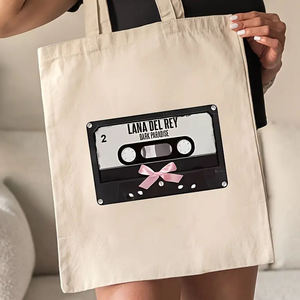 กระเป๋าผ้าแคนวาสลายสัตว์แฟชั่น <span class=keywords><strong>Lana</strong></span> <span class=keywords><strong>Del</strong></span> <span class=keywords><strong>Rey</strong></span> 1 ใบ สำหรับใช้ในชีวิตประจำวัน สะพายไหล่ ท่องเที่ยว  สำหรับผู้หญิง  แบบสั่งทำพิเศษ พิมพ์โลโก้ได้ - Product Image 3