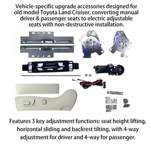 Pièces <span class=keywords><strong>de</strong></span> rechange pour siège <span class=keywords><strong>de</strong></span> <span class=keywords><strong>voiture</strong></span>, siège électrique pour Toyota Land Cruiser Prado LC150, installation non destructive - Product Image 6