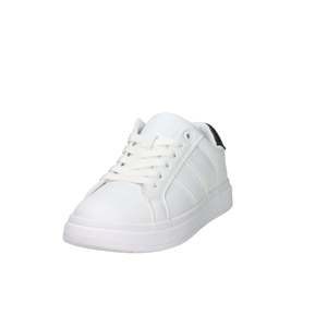 Calvin Klein Zapatillas para Niños Blancas y Negras Talla 32 Tacón de 3 cm Lona Zapatos Modernos - Product Image 5