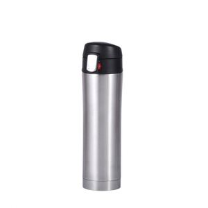 Venta al por mayor: Vaso térmico de viaje para coche de 450 ml, de acero inoxidable 304, con tapa abatible ecológica japonesa con cierre de seguridad, ideal como regalo de empresa. - Product Image 3