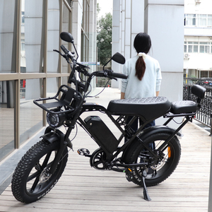 Bicicleta Eléctrica Plegable VOMO X80Pro con Estante Delantero, Neumáticos Anchos, 7 Velocidades, 48V 250W, 25km/h, para Ciudad (UE) - Product Image 3