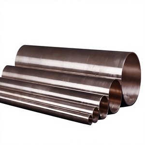 Tubo de Cobre Níquel Sin Costura CuNi 90/10 UNS C70600, Diámetro Exterior y Espesor Personalizados para Uso Marino en Agua de Mar, ASTM B466 ISO MTC - Product Image 1