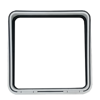 MAYGOOD Cadre de porte d'accès RV à coins arrondis 4R70mm, personnalisé et économique, pour caravane, remorque, camping-car, camion