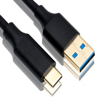 Kabel Pengisian Daya USB-A ke USB-C USB 3.0 dengan Kecepatan Transfer Tinggi dan Konektor Berlapis Emas