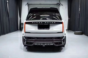 Kit carrosserie MSY pour Land Rover Range Rover, comprenant un diffuseur avant, un spoiler et un capot en fibre de carbone sèche, et un kit carrosserie large MSY - Product Image 4