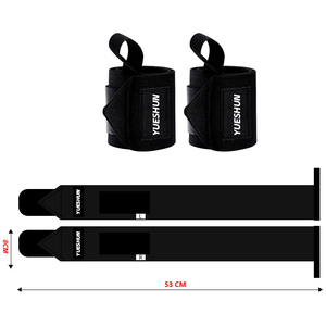 Biểu Tượng Tùy Chỉnh Polyester Cổ Tay Kết Thúc Tốt Đẹp Unisex Tập Thể Dục Đào Tạo Phòng Tập Thể Dục Trọng Lượng Nâng Dây Đeo Cổ Tay Cho Powerlifting - Product Image 4