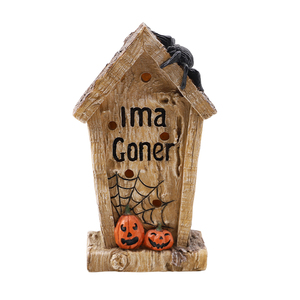 Décoration d'Halloween Fournitures Nouvel ornement d'Halloween tombston statue crâne humain figurine Home Desktop Halloween décoration - Product Image 5