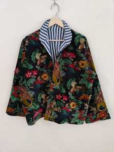 เสื้อแจ็คเก็ตบอมเบอร์ผ้ากำมะหยี่เนื้อฝ้ายระบายอากาศดี ลายดอกไม้ สไตล์คลาสสิก สำหรับผู้หญิง เหมาะสำหรับงานแต่งงาน ฤดูหนาว ชุดเจ้าสาว ชุดเพื่อนเจ้าสาว - Product Image 5