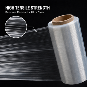 Film étirable transparent en PE, brillant, souple, film d'emballage protecteur pour palettes - Product Image 3