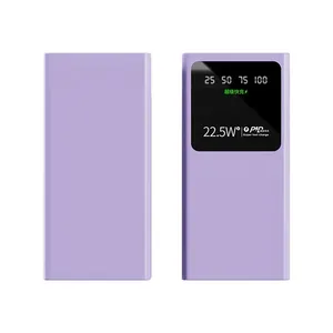 Banque d'alimentation portable OEM 22,5W PD, personnalisable en usine, 10000mAh 20000mAh, avec affichage LED, charge rapide, interface d'entrée Micro USB - Product Image 6