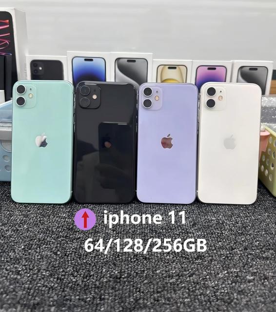 Bulk Supply Cheap Used iPhone 11 Original Global Unlocked A+ Grade 64/128GB Second Hand Cell Phones Wholesale