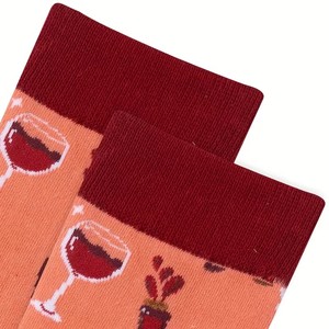 Calcetines Modernos con Diseño de Botellas y Copas de <span class=keywords><strong>Vino</strong></span>, Tejido de Punto, Calcetines Originales para Amantes del <span class=keywords><strong>Vino</strong></span>, Calcetines Lindos - Product Image 3