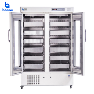 Laboao LBC-4V1008 phòng thí nghiệm cửa kính y tế ngân hàng máu Tủ lạnh 4 độ nhiệt độ thấp tủ đông - Product Image 3