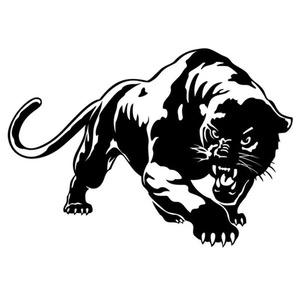 Autocollant 3D Tête De Tigre Pour Voiture - 28x28 Cm, PVC Réfléchissant, Décoration Carrosserie