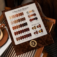 DANNYCOLL 30 Couleurs Brun Collection Gel Vernis Ensemble Marque Privée En Gros HEMA GRATUIT Automne Hiver Gel Vernis À Ongles Logo Personnalisé
