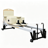 Rail de glisse extérieur complet en aluminium durable pour Reformer Pilates, idéal pour les professionnels et les studios, pour l'entraînement physique et le conditionnement corporel.